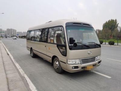 中国 2015の年10の座席によって使用されるより高いコースター バス、ビジネスのための贅沢な座席が付いている使用された小型バス コースター バス86kw 販売のため