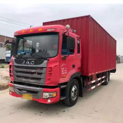 China Used 5Ton 10Ton JAC Brand Second Hand 4x2 LHD Cargo Van Truck Second Hand 2016 Year for sale