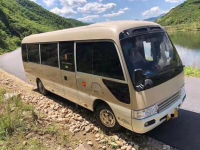 China Used Mini Bus Toyota Coaster 15B Engine 23/29 Seats Used Passenger Bus Low Kilometer for sale