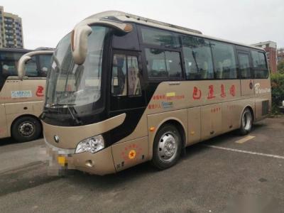 China 147kw Tourism Yutong Used Coaster Bus 35 Seats Left Hand Drive Passenger Buses for sale