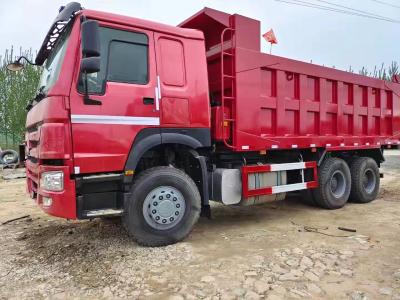 China Conducción a la derecha del camión 6*4 8*4 de la mano de Howo Tipper Truck Used Dumper 371/375hp segundo chino en venta