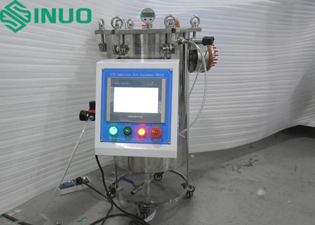 PLC controlled IPX8 immersion test equipment overview