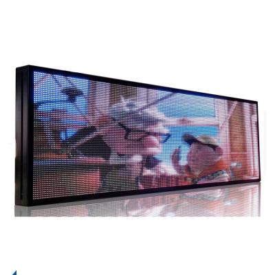 China Mini Flashing Text Window Scrolling P10 Programmable Led Sign for sale
