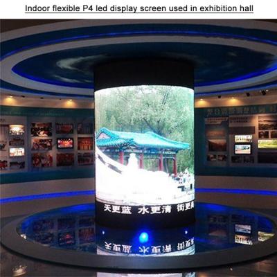 China La circular interior flexible de encargo llevó P3 curvó la pantalla llevada en venta