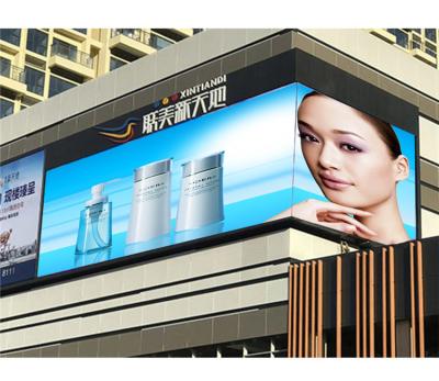 China 6500cd Nits 90 Degree Right Angle P10 Advertising Led Screen for sale