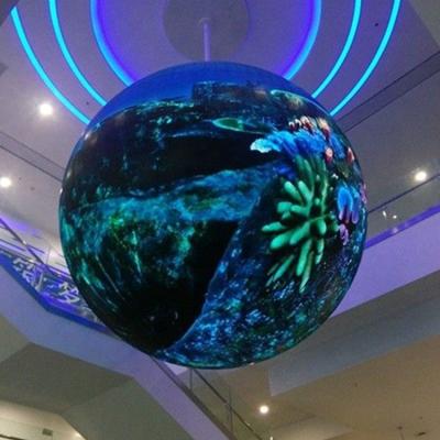China La esfera modificada para requisitos particulares de la bola del globo de 360 grados llevó la pantalla en venta
