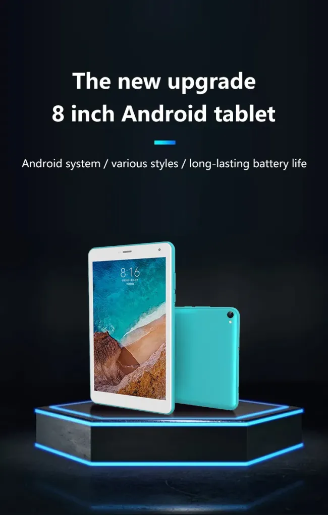 8-Inch Android 11 Business Office Tablet PC Touch Screen Mtk6762 4G Network 2GB+32GB Memory SIM Card for Education New Product