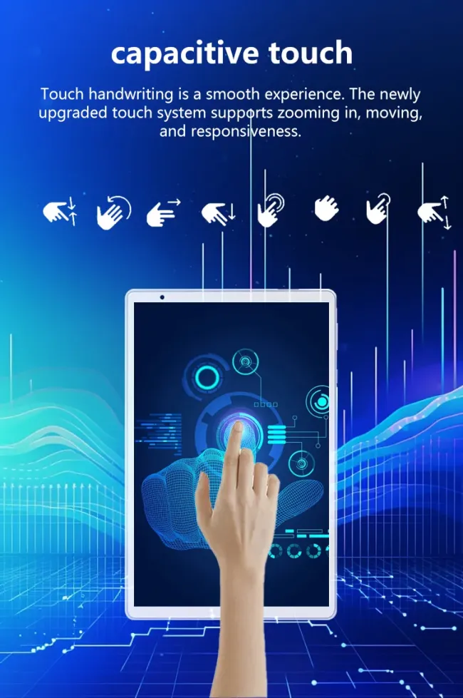 Hot Selling 8-Inch Android Tablet PC Touch Screen Mtk6754 4G Network for Kids Education 2GB+32GB Memory SIM Card Included