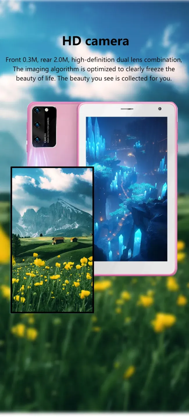New Hot 7 Inch Pink Android Tablet PC 1GB RAM 16GB ROM Capacitive Touch Screen 1GB Memory for Kid′s Education Business Home Use