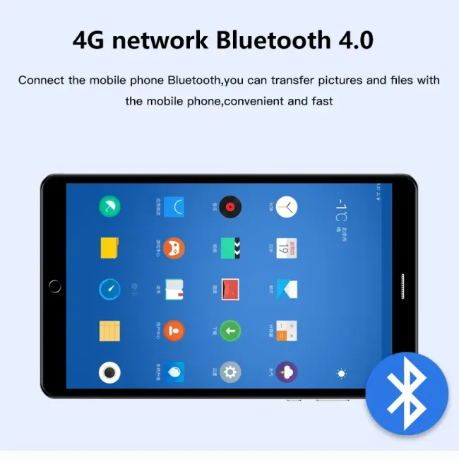 New 8 Inch Android Tablets with 4GB RAM 32GB ROM 4G+1.6g WiFi Octa-Core Tablet PC for Business Education Home Use