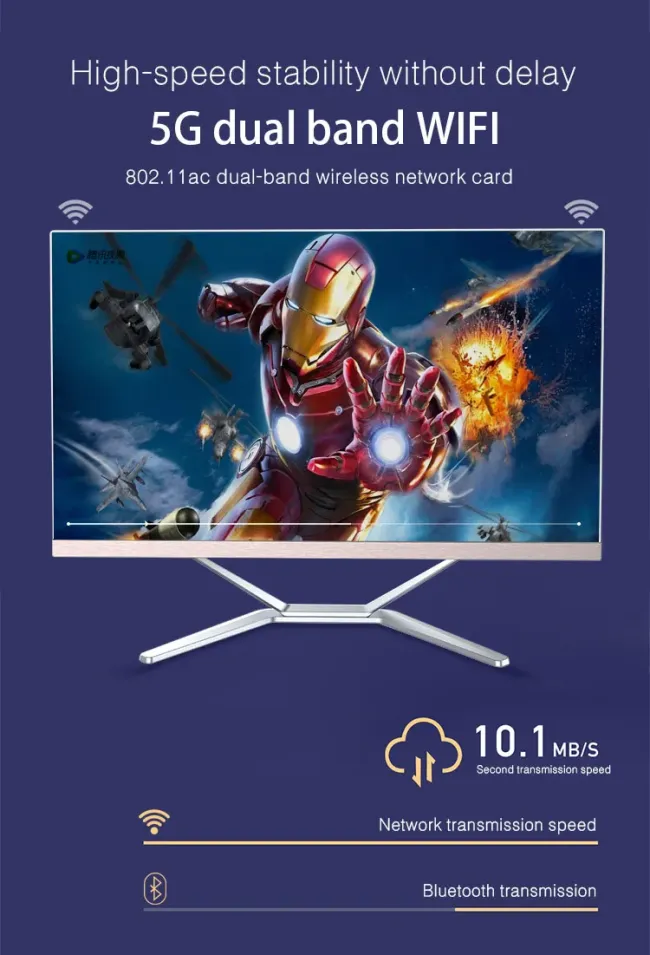 Cheap 21.5 Inch USB VGA 1080P All in One PC Computer
