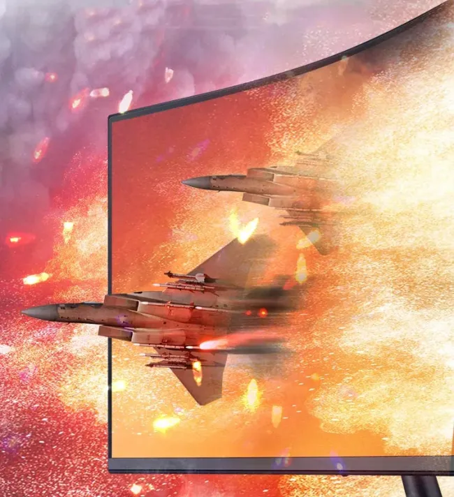 Hot Selling 27 Inch 2K/1K 1080P Gaming Monitor Wide Screen Curved Design with 165Hz Refresh Rate for Gamers