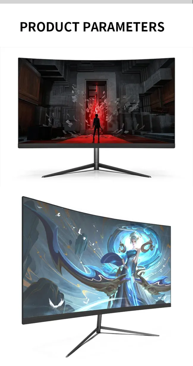 Hot Selling 27 Inch 2K/1K 1080P Gaming Monitor Wide Screen Curved Design with 165Hz Refresh Rate for Gamers