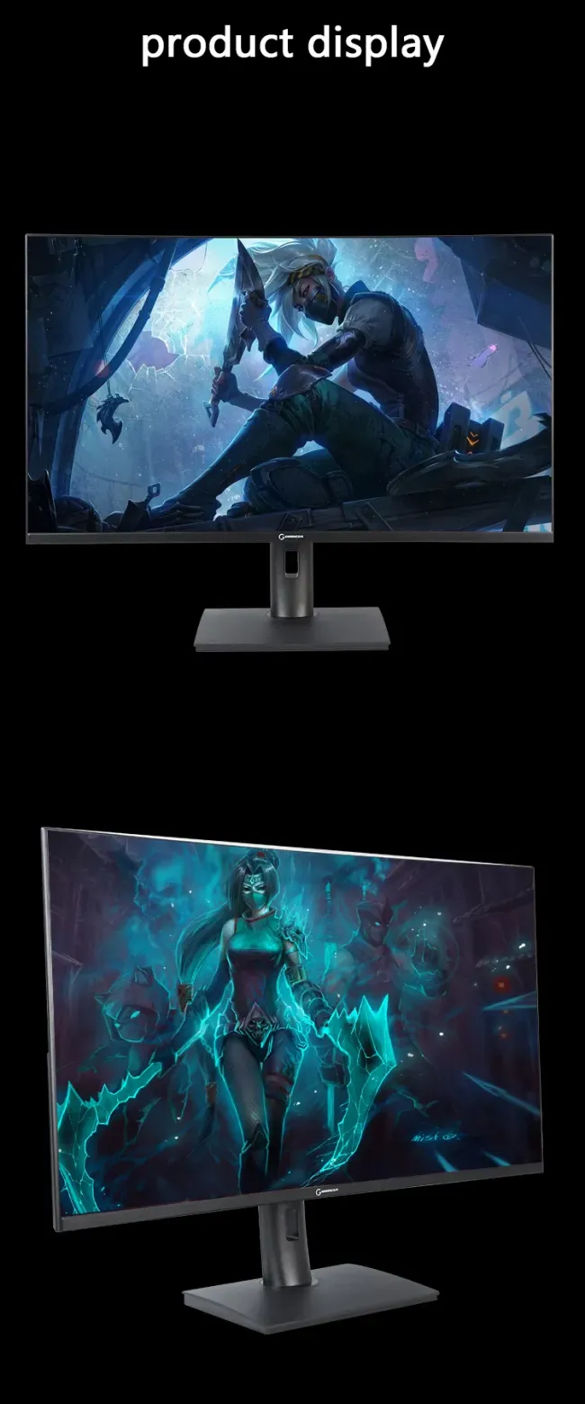 New Style Frameless 32 Inch Wide Screen Curved Gaming Monitor 2K HD 1ms Response Time 165Hz AMD Free-Sync Dedicated for Gamers