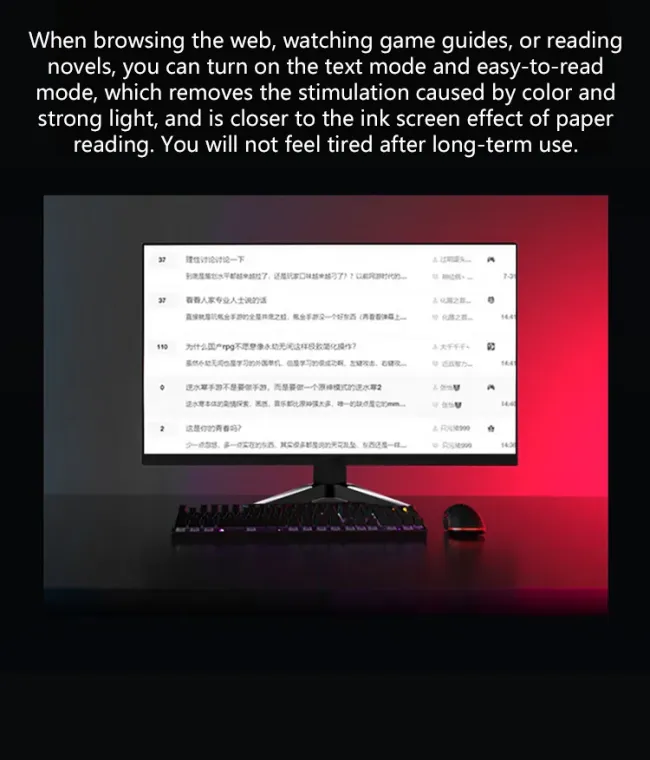 High Performance 27 Inch 2K Gaming Monitor RGB Lighting Wide Screen Curved Design with 165Hz Refresh Rate for Gamers