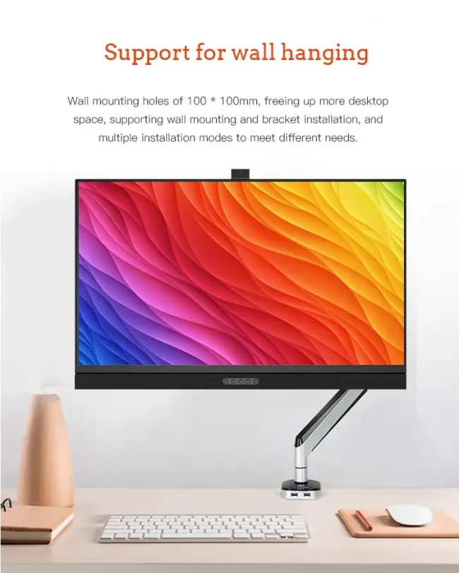 Hot Selling 32 Inch Wide Screen Gaming Monitor UHD 4K 1ms Response Time 60Hz/165Hz Dedicated for Office Gamers Built-in Camera