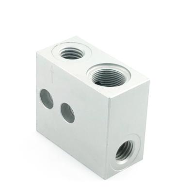 China RoHs Stainless Steel Customized CNC Milling Hydraulic Manifold Valve Blocks by Ningbo for sale