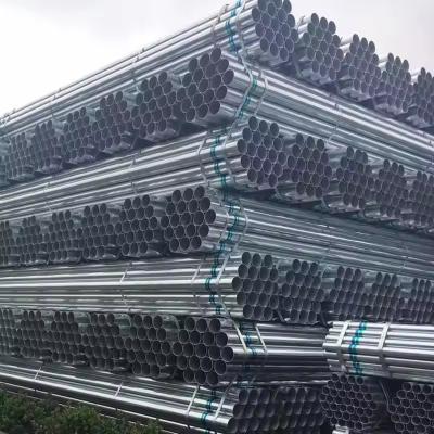 China 1/2 Inch Galvanized Steel Pipe Price Astm A53 Sch 40 Grade B Pre Galvanized Round Steel Pipe for sale