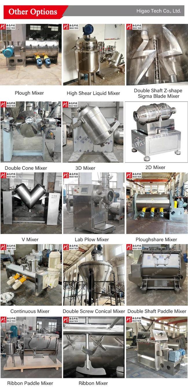 Ammonium Bicarbonate Fertilizer Paddle Continuous Double Shaft Fertilizer Mixer Machine
