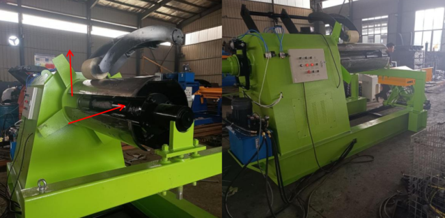 Hydraulic decoiler