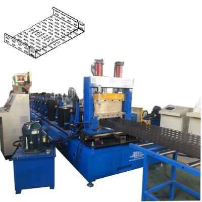 China Cable Tray Profile Roll Forming Machine Heavy Duty Type CR12 Mould for sale
