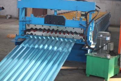 China Corrugating Iron Roofing Sheet Making Machine Metal Roofing Equipment 8m/min - 12m/min for sale