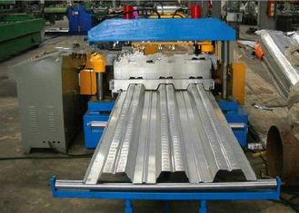 China Galvanized Steel Floor Deck Roll Forming Machine , Floor Tile Roll Forming Machine for sale