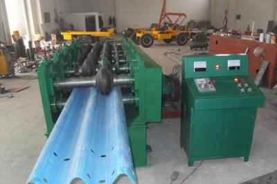 China W Beam 5mm C Post Highway Guardrail Crash Barrier Roll Forming Machine for sale