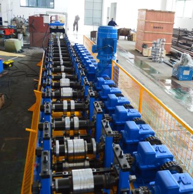 China Gi 28 Steps Profile Roll Forming Machine For Solar Panel Mounting Bracket for sale