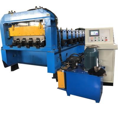 China Metal Hydraulic Decoiler Floor Decking Forming Machine 915mm 1150mm Input Coil Width for sale