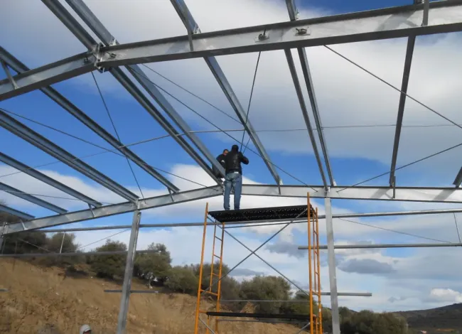 Fast Construction Structural Steel Building for Car Repair Workshop