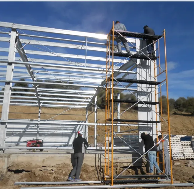 Fast Construction Structural Steel Building for Car Repair Workshop