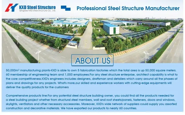 Hot DIP Galvanized Steel Structure Frame Cow Cattle Sheep Warehouse Farm Shed