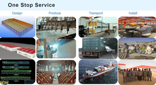 Prefab Light Steel Structure Construction Warehouse with Ce Certification (KXD-SSW43) 14