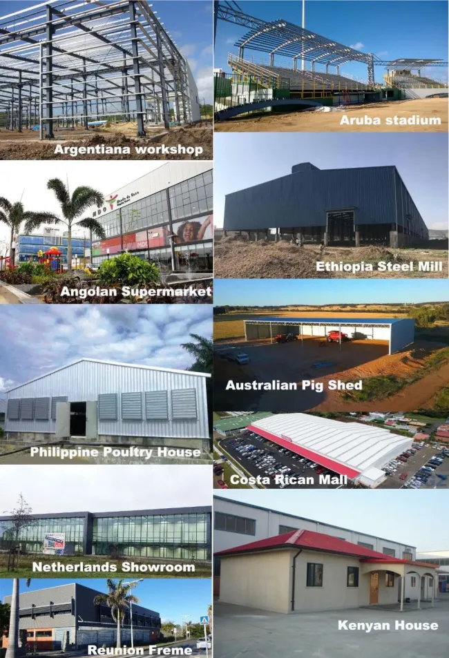 Cheap Beautiful Commerical Multifunctional Facility Steel Structure Metal Gym Prefabricated Sports Buildings