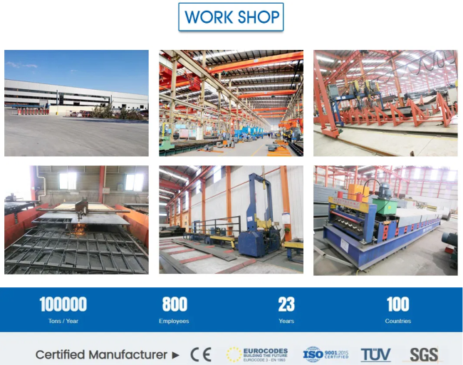 Prefabricated Warehouse Using Light Steel Structure 6