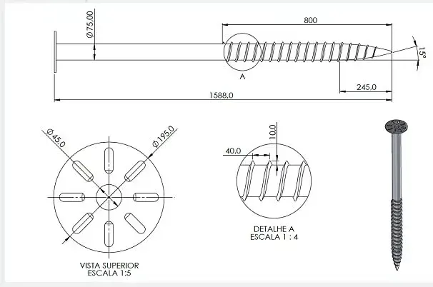 Ground Screw Pile for Efficient Garden Room Footing Support