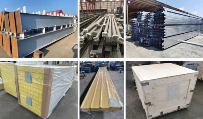 Floor Area Multi Span Steel Buildings Factory Expansion Space 8