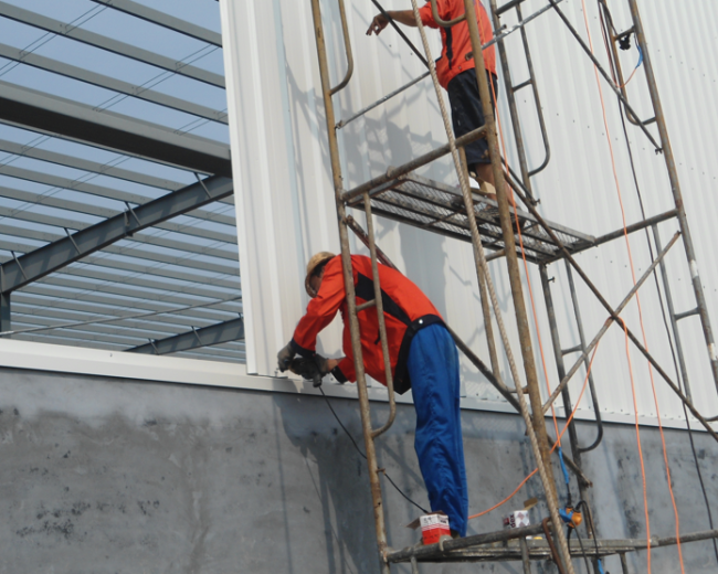 Industrial Light Steel Structure Workshop for Rubber Processing Plant 3