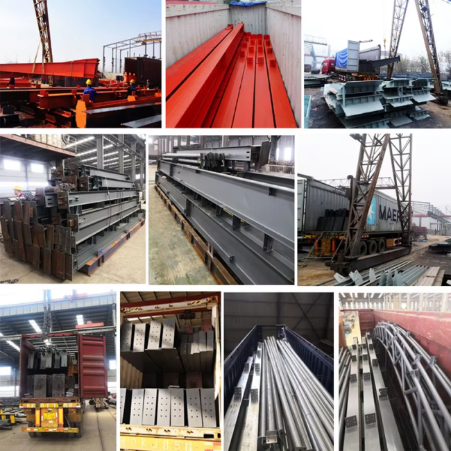 Commercial Steel Structure Office Building Modern Steel Frame Shopping Mall 4