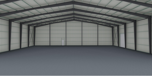 Prefabricated Steel Structure Warehouse Building / Shed 9
