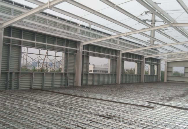 Steel structure assembly process