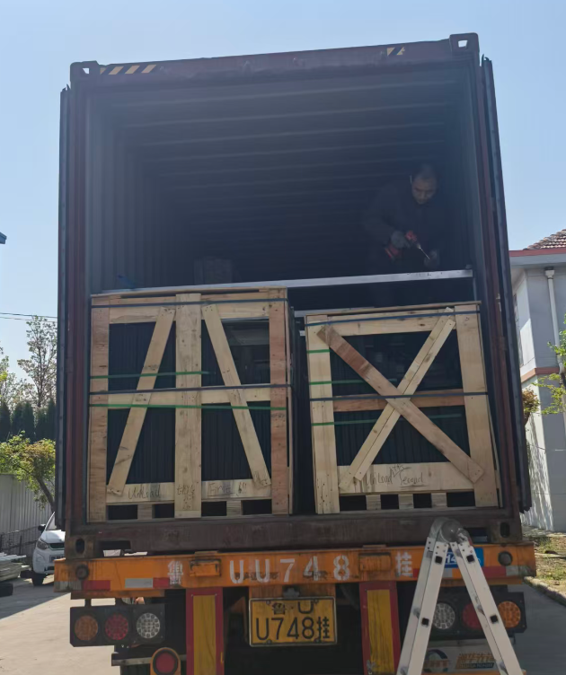 Packaged components for shipping