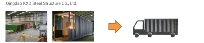 Prefabricated Movable Mobile Modular Flat Pack Container House (KXD-CH14)