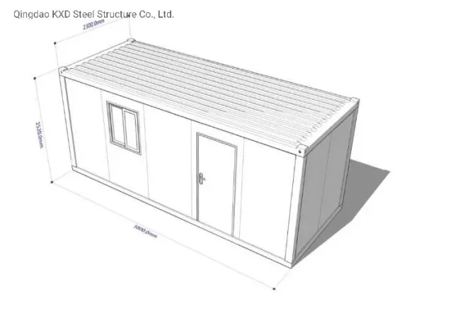 Prefabricated Movable Mobile Modular Flat Pack Container House (KXD-CH14)