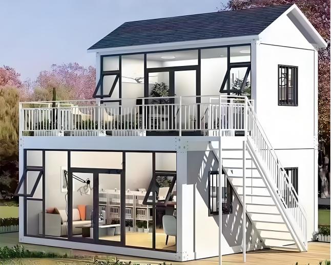 Modular building used as construction site office