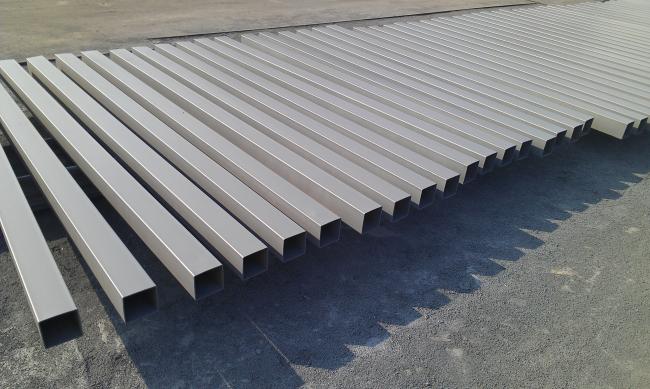 Commercial exhibition hall steel framework