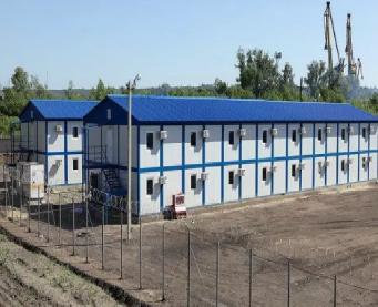 Completed modular building complex