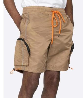 China Small Quantity Clothing Manufacturer Men'S Summer Mulit Pocket Cargo Shorts With Drawstring for sale