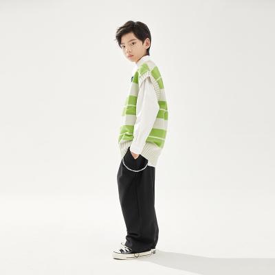 China Tops sin mangas 100% de los muchachos del chaleco del suéter de los niños del algodón en venta